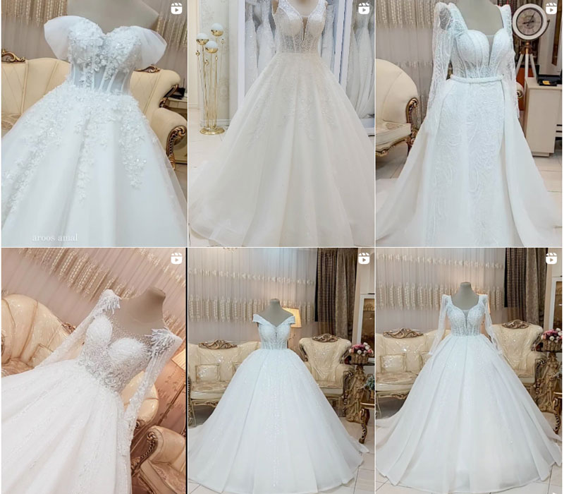 مزون لباس عروس اصفهان