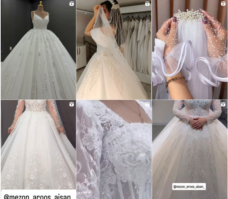 مزون عروس اصفهان اینستاگرام