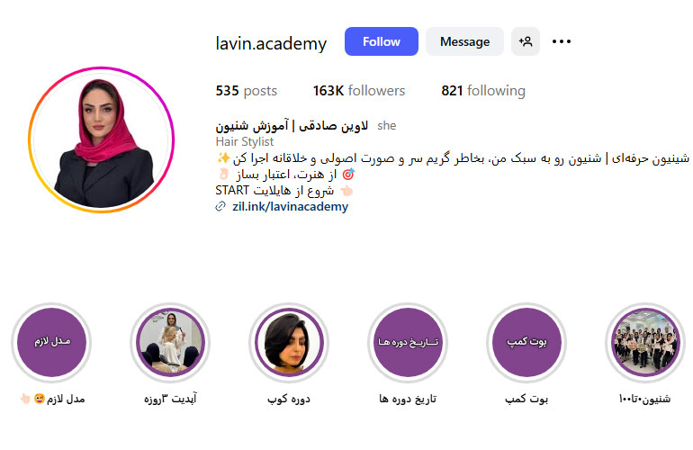 آکادمی لاوین صادقی