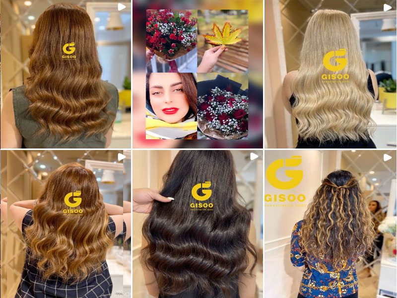 آموزش اکستنشن موی طبیعی در اصفهان گیسو