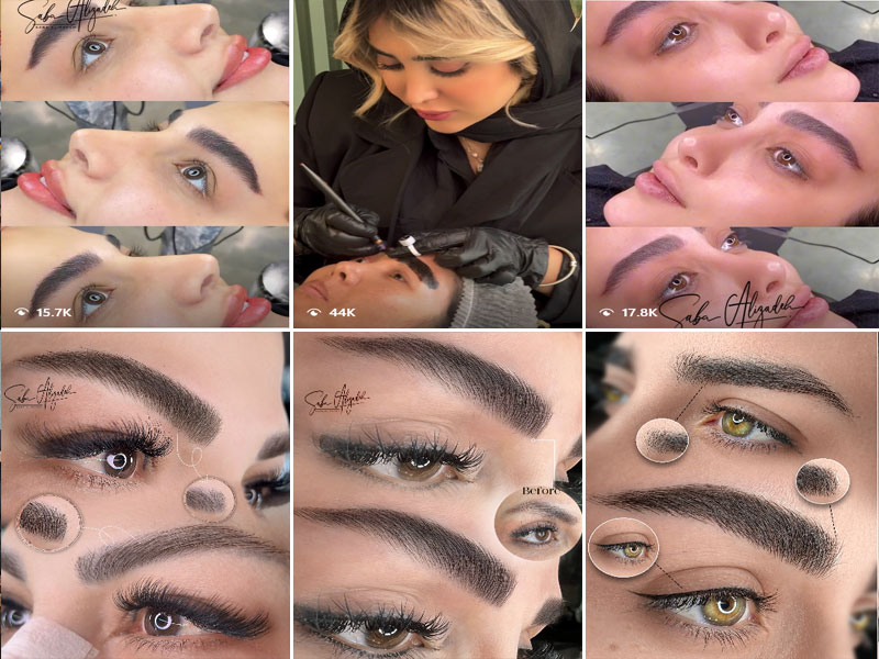 نمونه کار صبا علیزاده اصفهان فیبروزکار