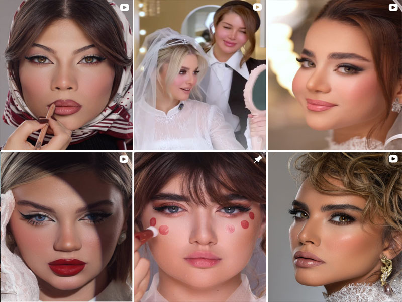 نمونه کار سالن زیبایی شمیم مرتضویان اصفهان