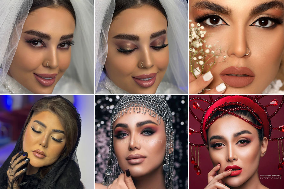 نمونه کار آموزش میکاپ