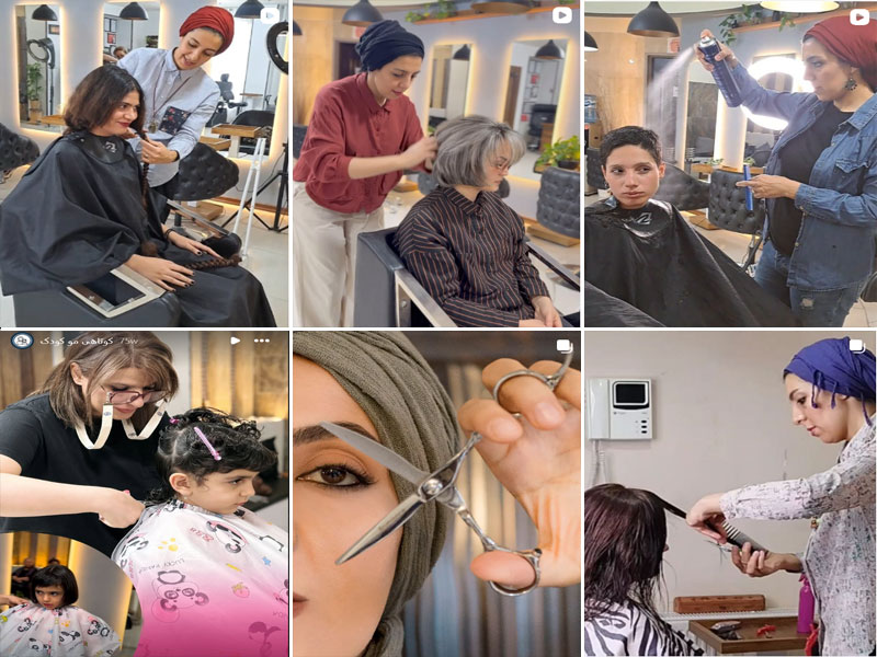 نمونه کار کوتاهی مو توسط سالن کوتاهی مو مرجان جعفری اصفهان