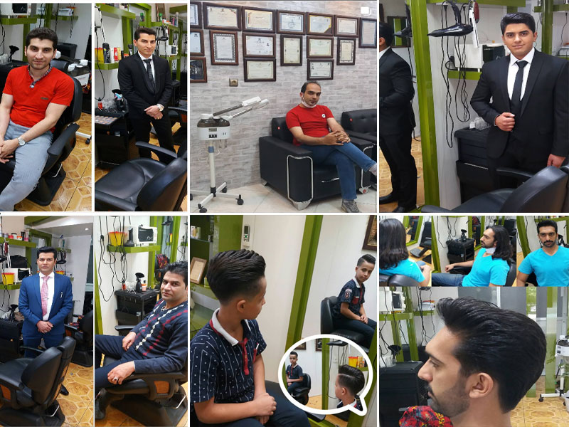نمونه کار کوتاهی مو مردانه در آرایشگاه مردانه مهدی معتمدی