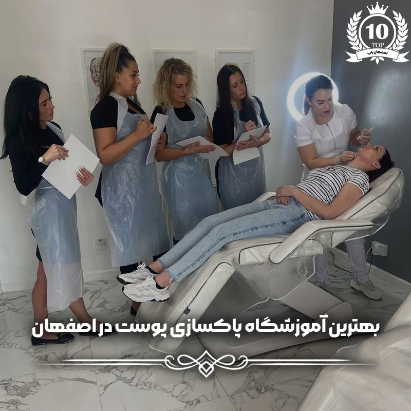 بهترین آموزشگاه پاکسازی پوست در اصفهان